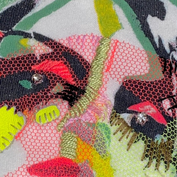 VTG Christian Dior John Galliano 2005 Y2K Dolls Graphic Embellished Tee Shirt - Picture 6 of 14